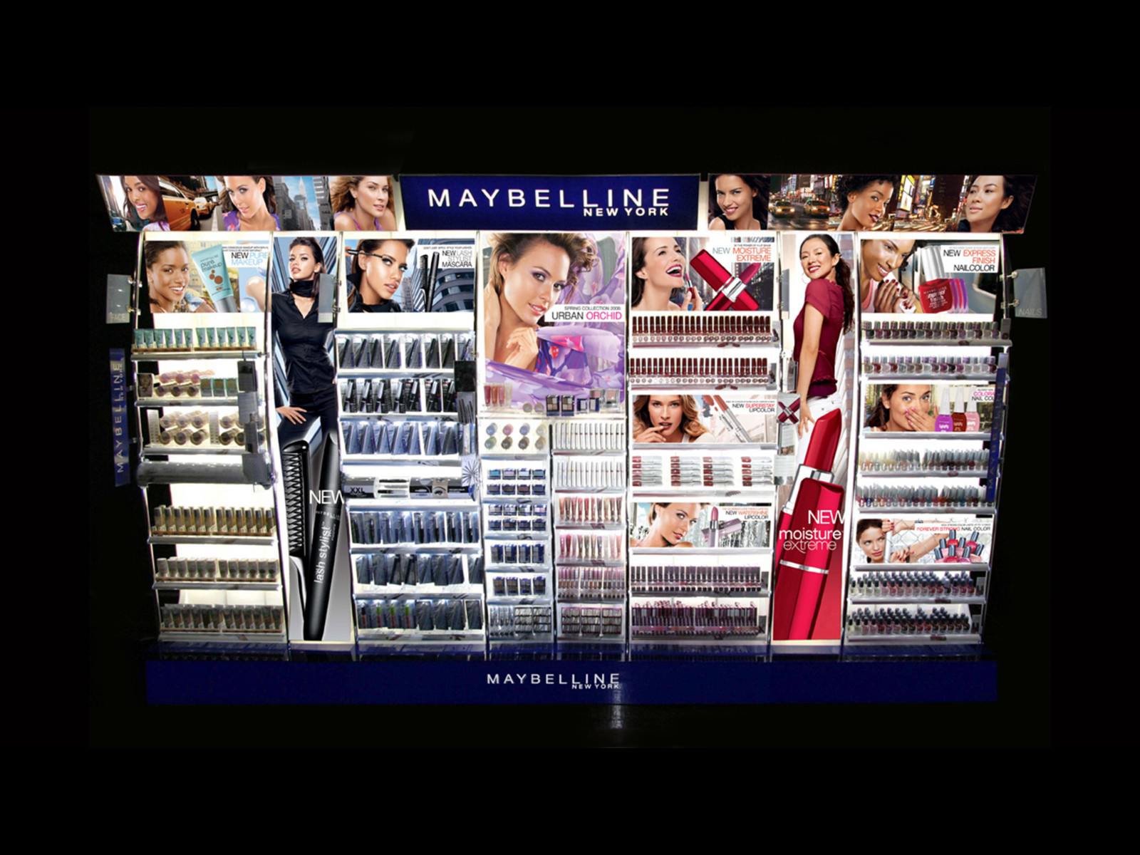 Maybelline Wall Display